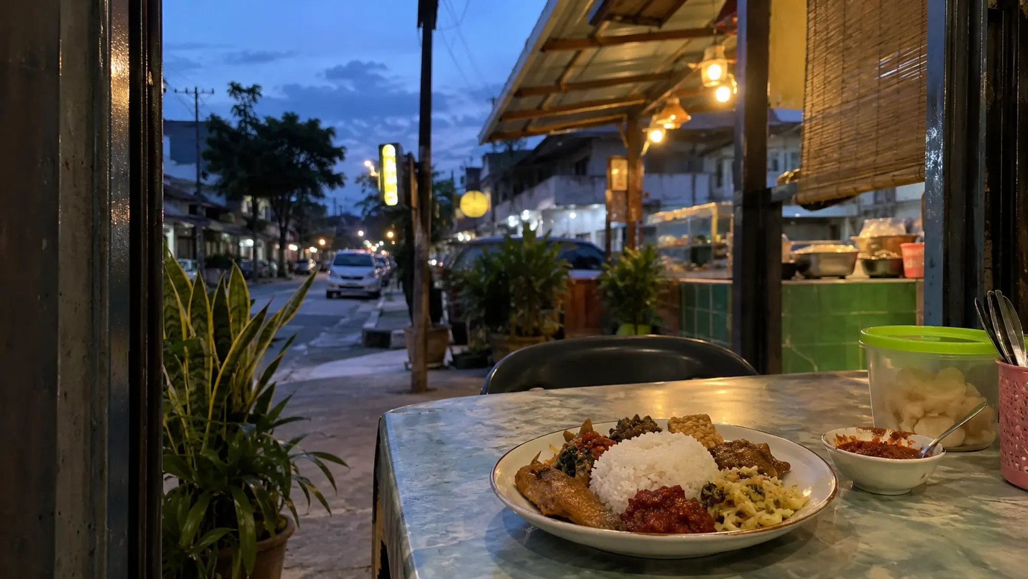 Indonesian food in Bengkong, Batam