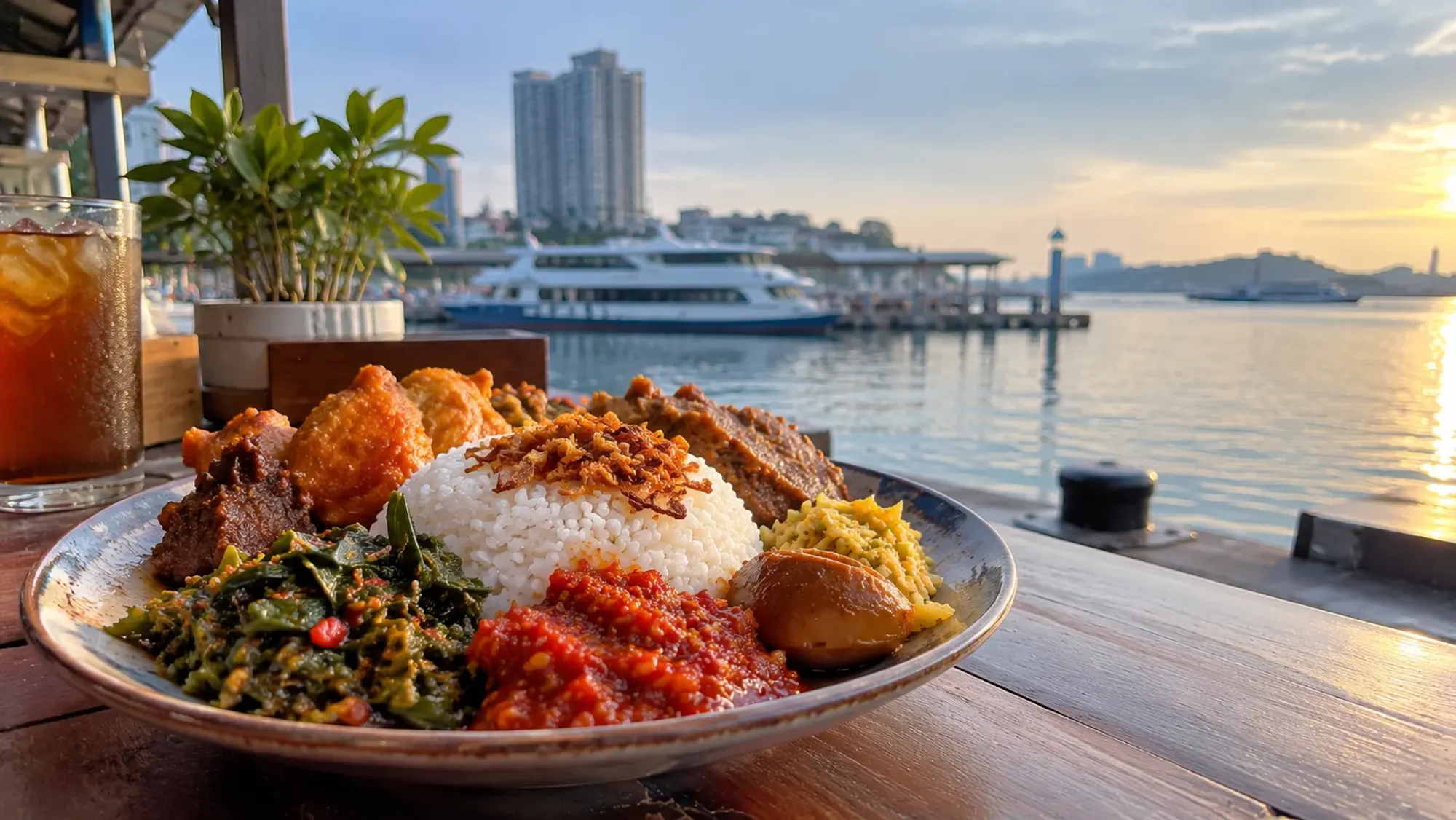 Indonesian food in Harbour Bay, Batam