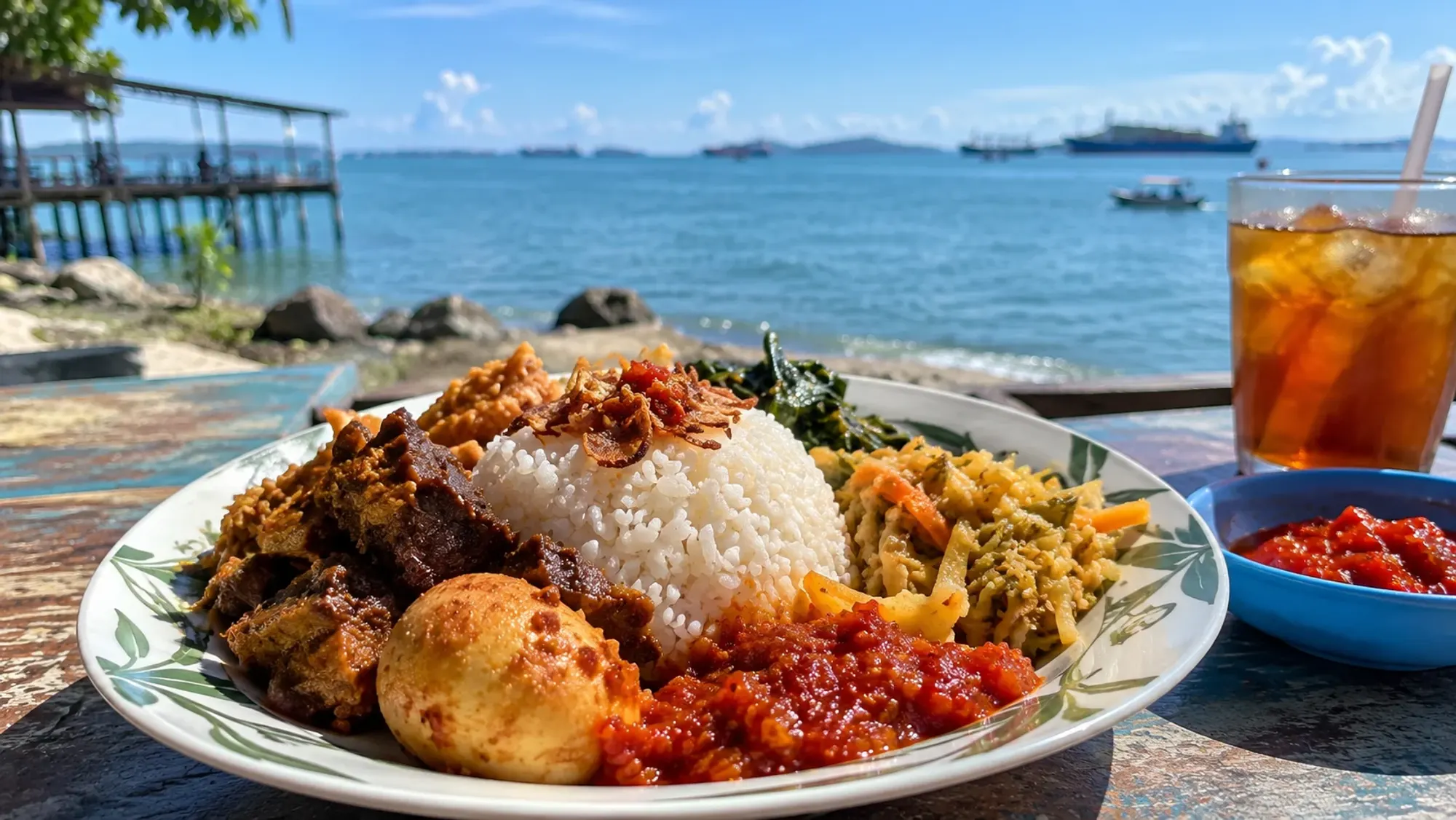 Indonesian food in Sekupang, Batam