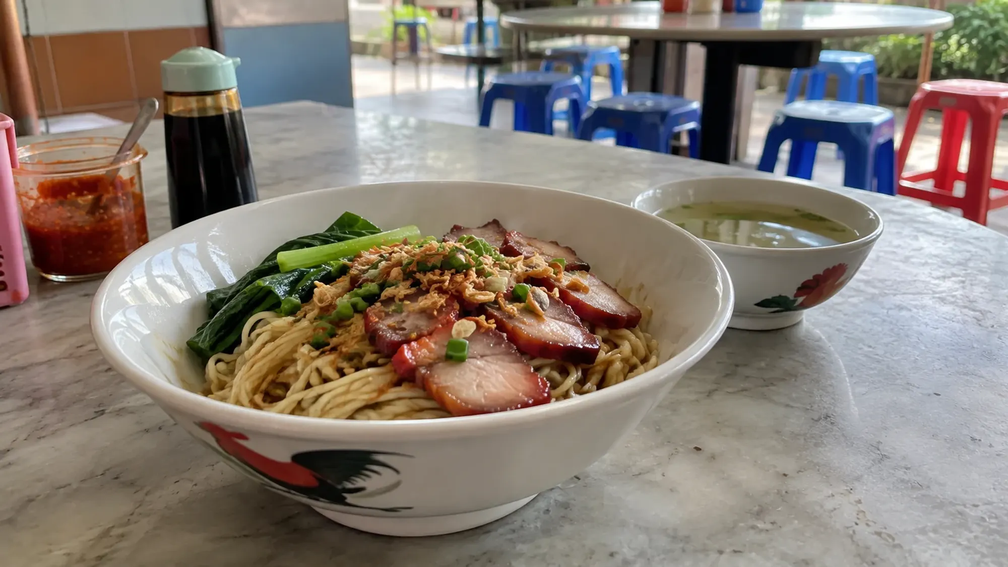 Noodles food in Nagoya, Batam