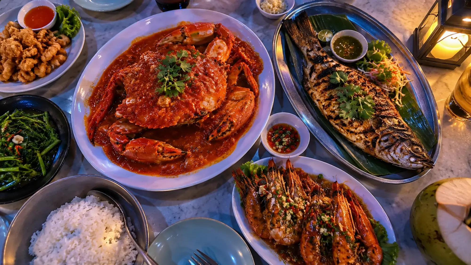 Seafood food in Nagoya, Batam