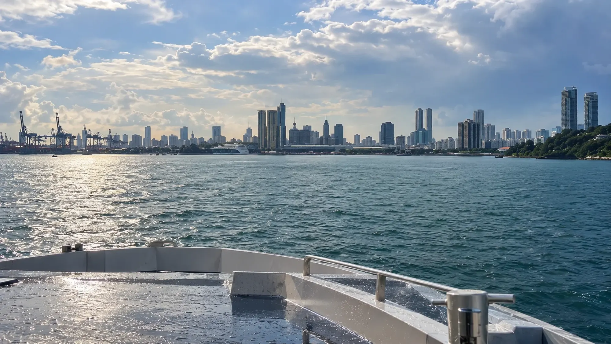 Ferry from Batam Centre (Batam) to HarbourFront (Singapore), late morning