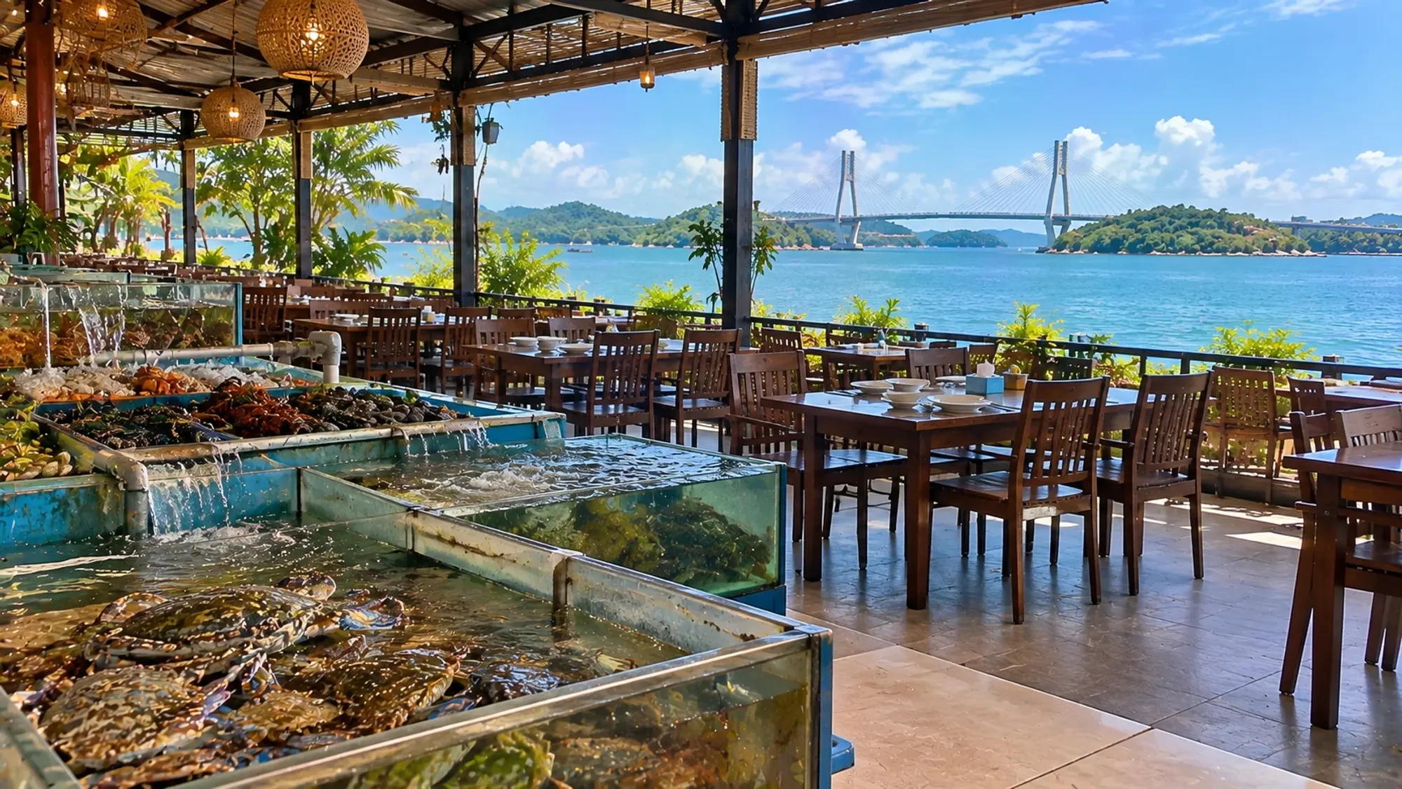 Barelang Seafood Restaurant, a seafood in Barelang, Batam