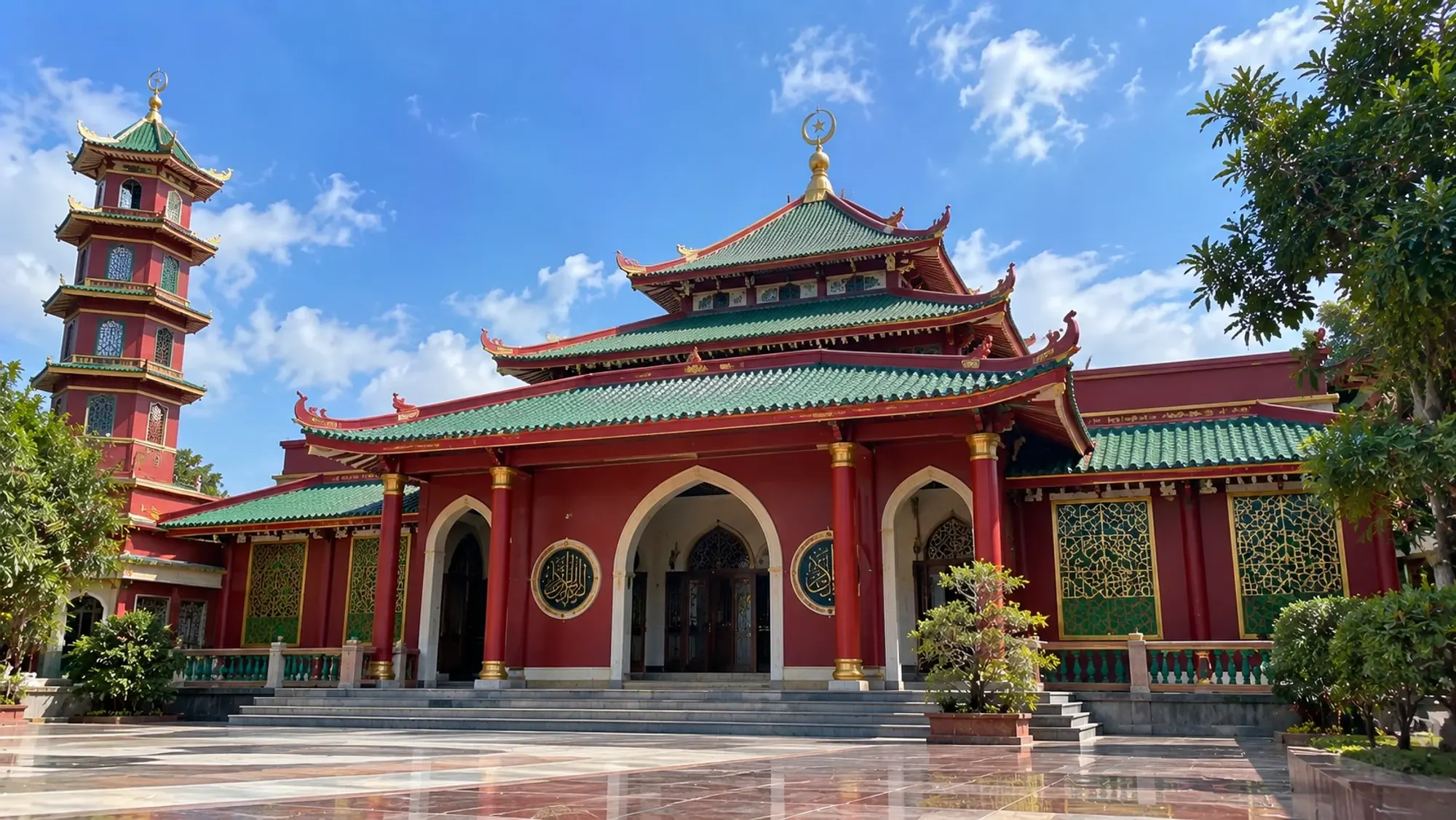 Cheng Ho Mosque, a mosque in Bengkong, Batam