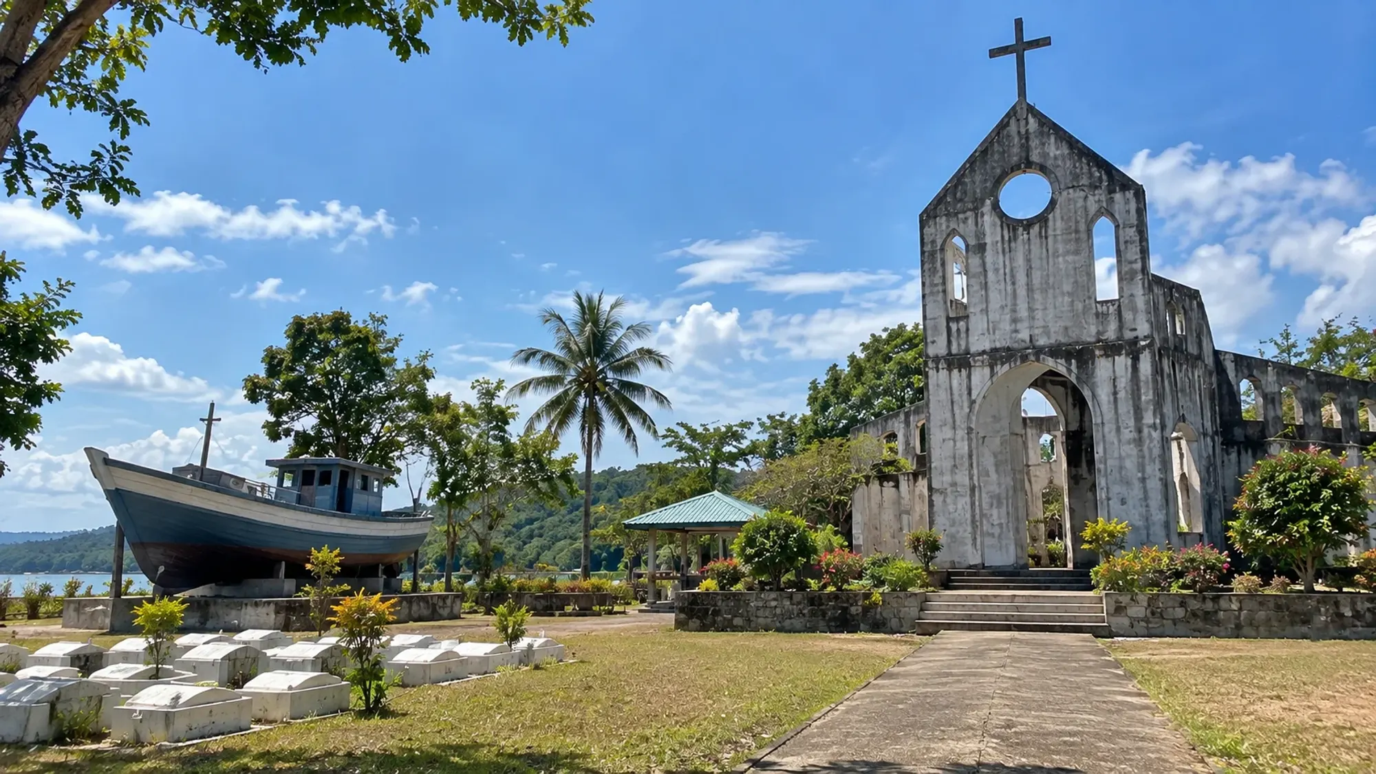 Former Vietnamese Refugee Camp (Camp Vietnam), Galang, a heritage site in Barelang, Batam