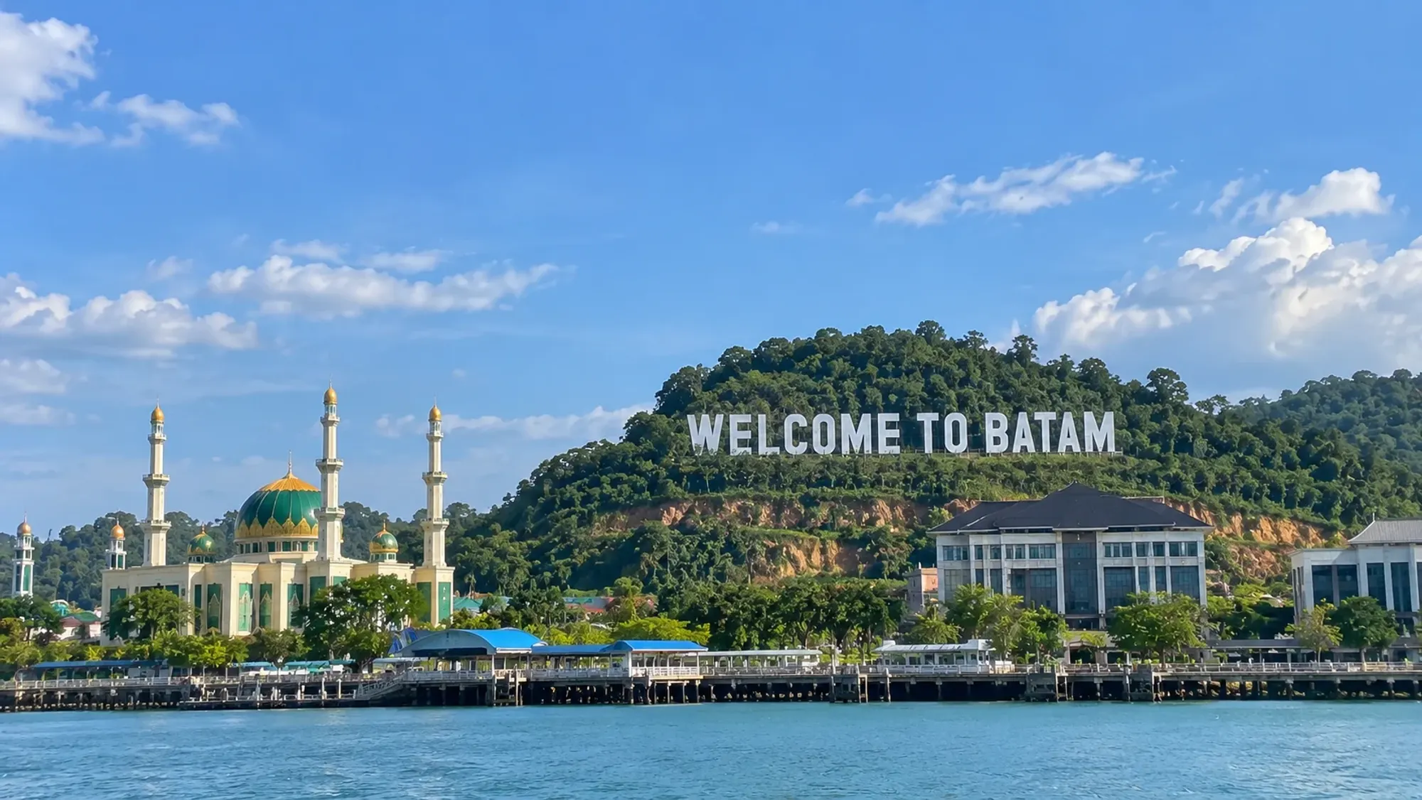 Welcome to Batam Sign (Bukit Clara), a landmark in Batam Centre, Batam
